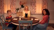 Diesel La Torrac, Brianne Howey, and Antonia Gentry in Ginny & Georgia | Image via Netflix